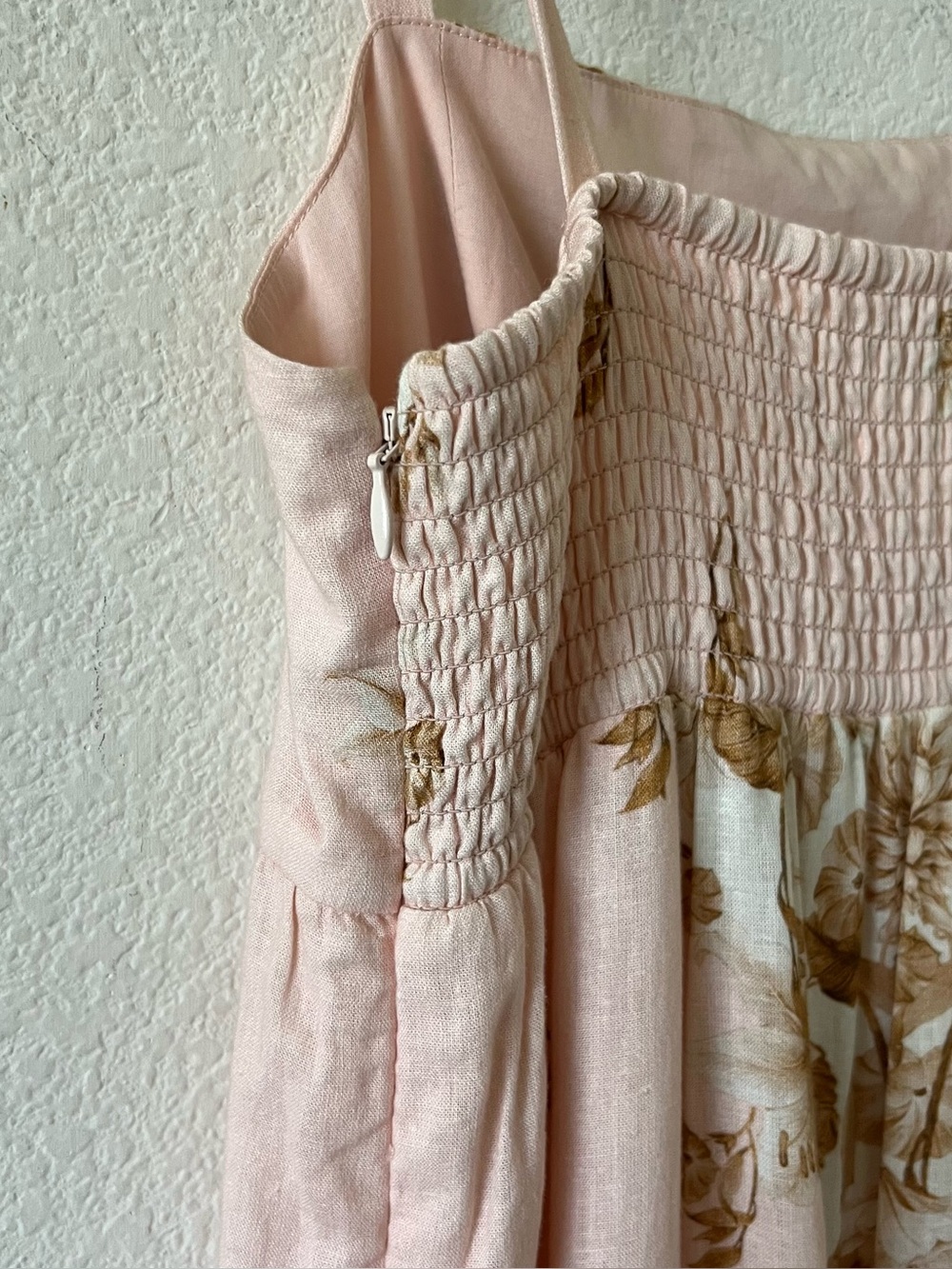 Sachin & Babi Giorno Tiered Floral Linen Blend Maxi Dress Cottagecore Medium - Picture 14 of 16
